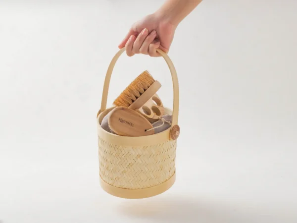 Handwoven Mini Bamboo Basket - Perfect for Picnics, Parties, Home Storage & More