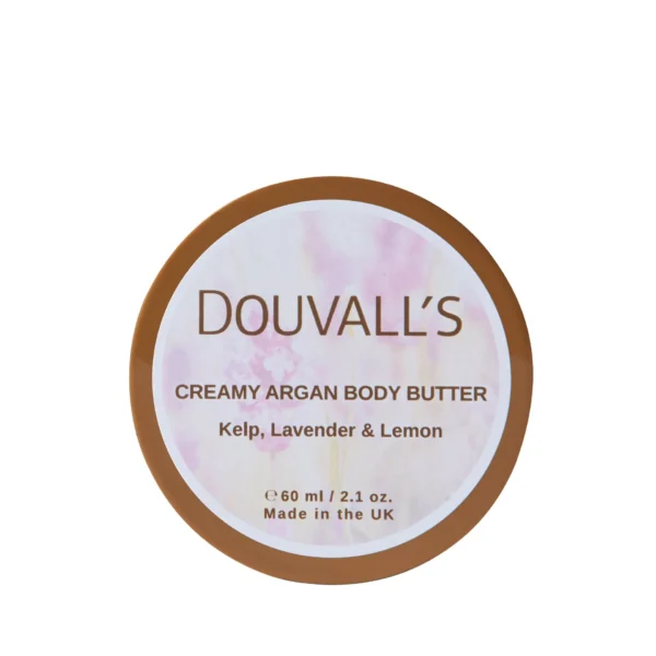 Organic Creamy Argan Body Butter 60ml | Luxurious Hydration in Six Scents