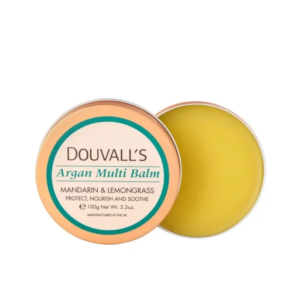 Organic Argan Multi Balm 100g with Lemongrass & Mandarin - Intense Hydration & Versatile Skincare Solution