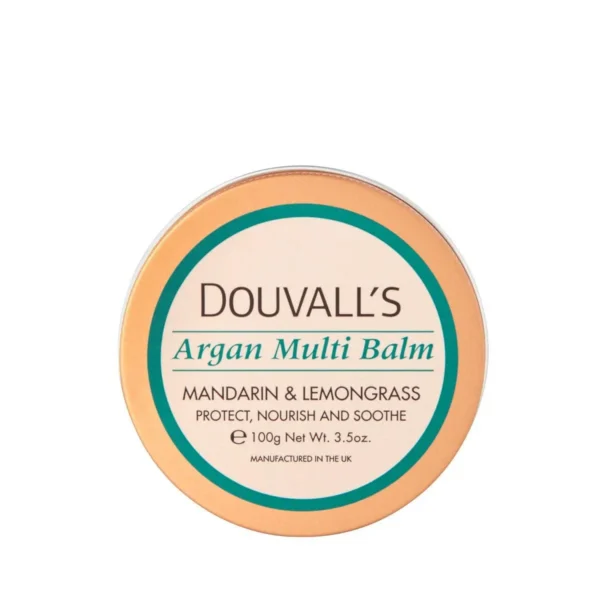 Organic Argan Multi Balm 100g with Lemongrass & Mandarin - Intense Hydration & Versatile Skincare Solution