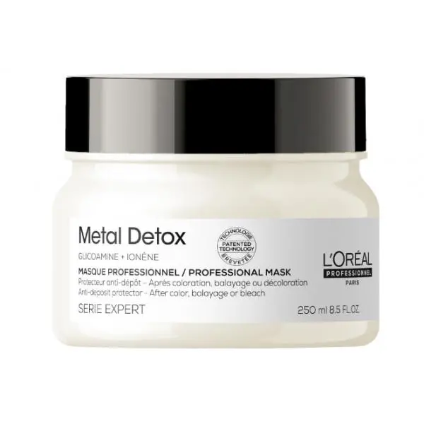 L'Oreal Professionnel Metal Detox Professional Mask 250ml - Intensive Hair Detox Treatment