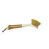Eco-Friendly Cream Washing Up Brush with Bamboo Wooden Handle - Durable & Stylish Cleaning Tool