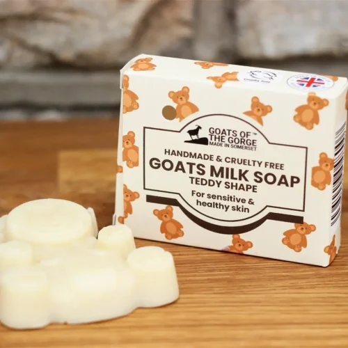 26398494_large.webp Goats Milk Soap Teddy Bear Shape - Moisturizing, Natural, and Fun for Bath Time