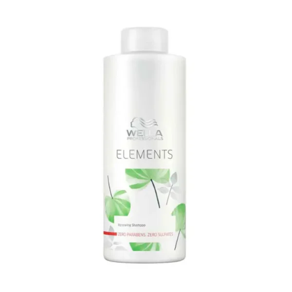 Wella Elements Renewing Shampoo 1000ml - Nourishing, Sulfate-Free Formula for All Hair Types