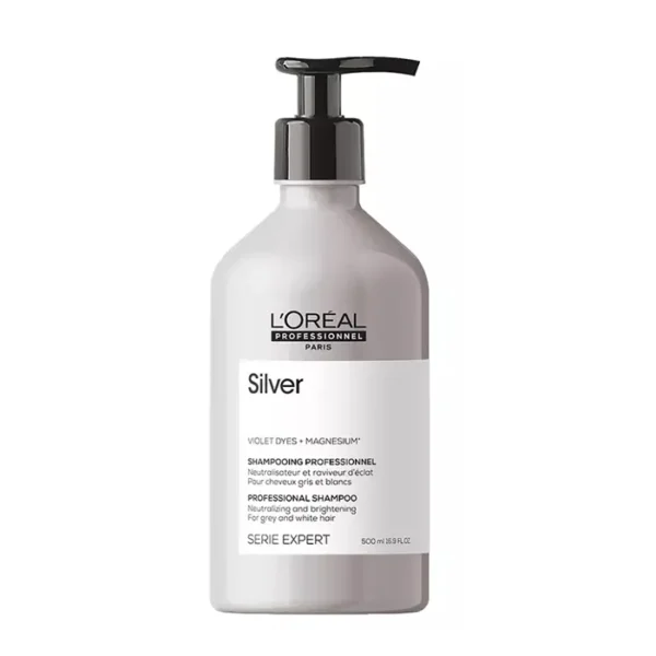 L'oreal Professionnel Silver Shampoo 500ml - Enhance Your Hair's Natural Brilliance