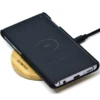 15W Fast Charge Bamboo Wood Wireless Charger Eco-Friendly & Ultra-Light for Qi-Enabled Devices