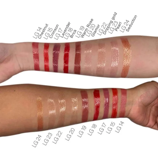 Lip Gloss - Hot Chocolate LG25 | Vegan, Paraben-Free, Shimmer & Natural Finish for Lasting Shine