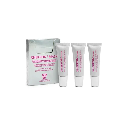 Xhekpon Collagen Tensile Face Mask - Pack of 3 (10ml Each) - Hydrating & Firming Skin Treatment
