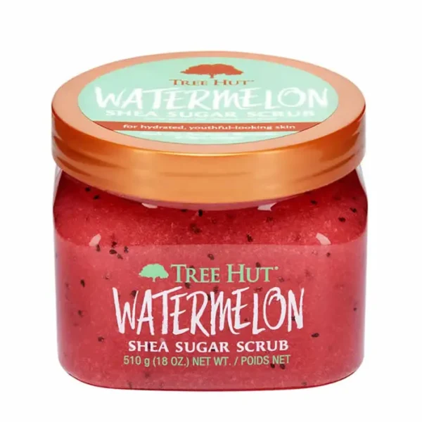 Tree Hut Watermelon Shea Sugar Scrub 510g - Exfoliating & Hydrating Body Scrub with Essential Oils