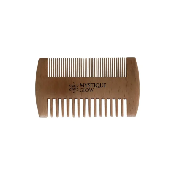 Bamboo Beard Comb - Natural Hair Styling and Detangling Tool