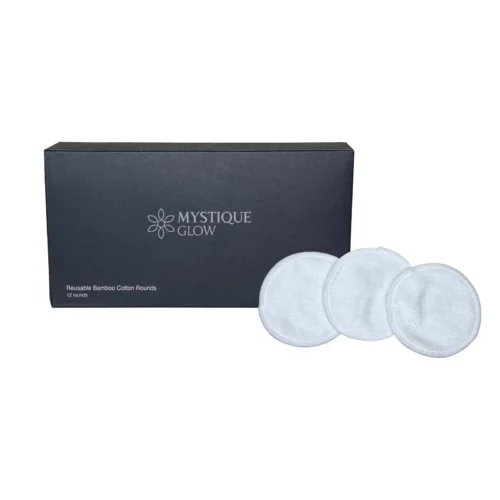 Reusable Bamboo Cotton Rounds - Washable, Biodegradable, and Perfect for Makeup Removal