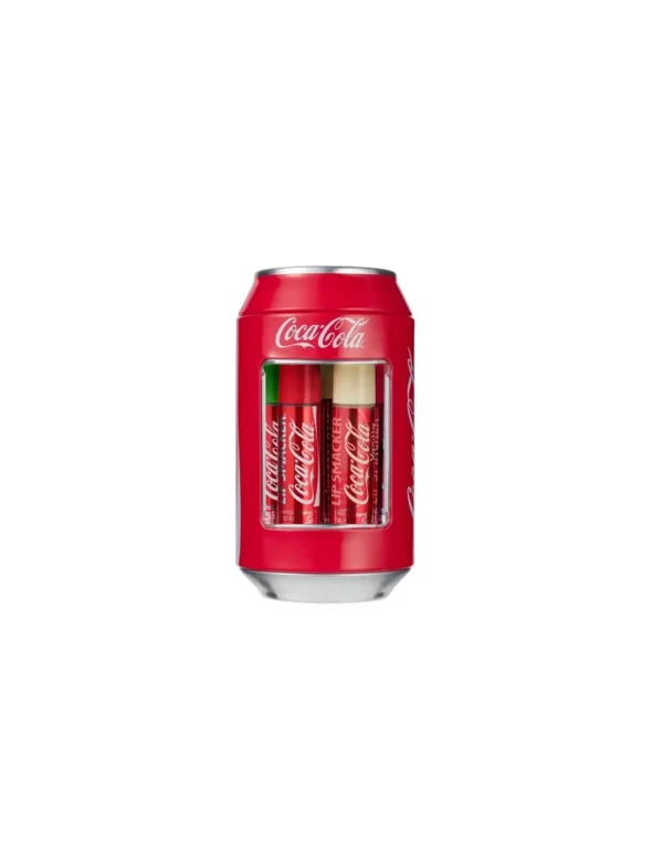 Lip Smacker Coca-Cola Lip Balm Set - 6-Piece Luscious Flavors in Collectible Tin