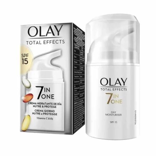 Olay Total Effects 7 In One Day Moisturiser SPF15, 50ml Anti-Aging, All-Day Hydration