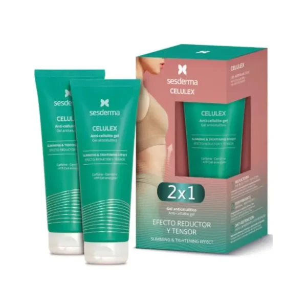 Sesderma Celulex Anticellulite Gel 2x200ml - Effective Cellulite Reduction Gel with Fast-Absorbing Formula
