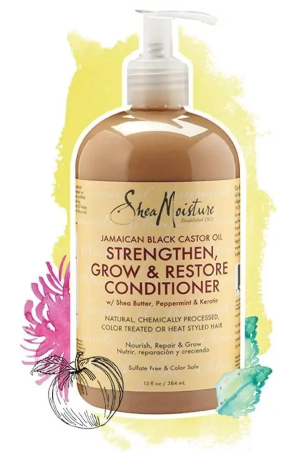 Shea Moisture Jamaican Black Castor Oil Strengthen & Restore Conditioner 384ml – Nourish & Repair Your Hair Naturally