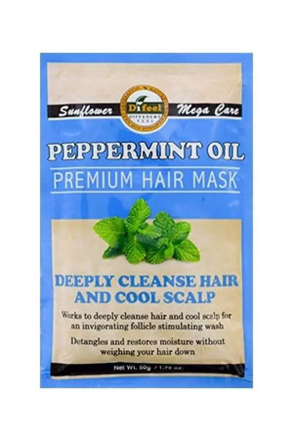 Diffeel Premium Peppermint Oil Hair Mask - Deep Moisture & Scalp Cooling - 50ml