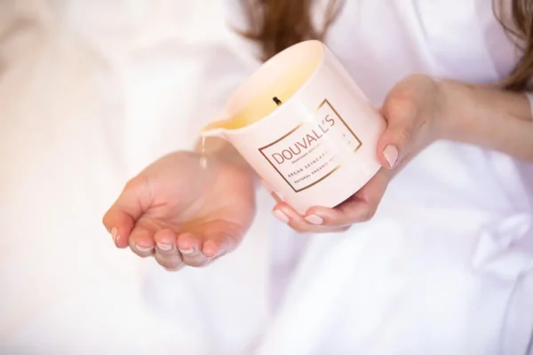 Intensely Nourishing Organic Argan Skincare Candle - Orange & Frankincense 180g | Luxurious Body Treatment