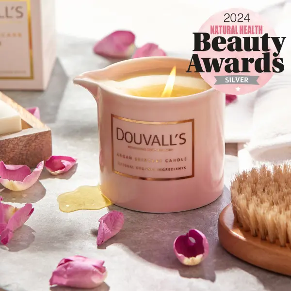 Organic Argan Skincare Candle, Forbidden Spices 180g | Nourishing & Hydrating Body Treatment