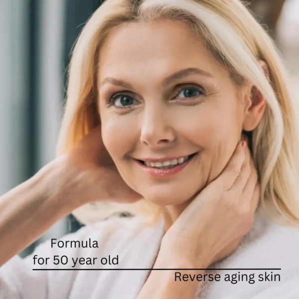 Anti-Aging Essential Blend 50+ with Violet Leaf | Premium Skin Care for Mature Skin | Reduce Wrinkles, Moisturize & Rejuvenate