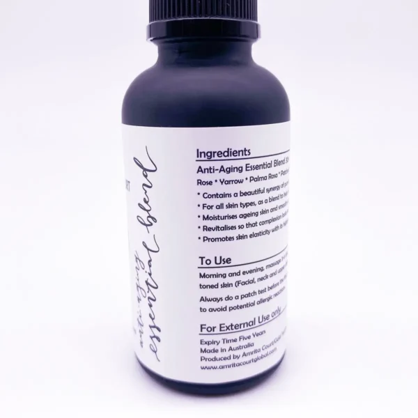 Anti-Aging Essential Blend 30+ | Premium Rose Skincare Oil | Reduces Wrinkles & Hydrates Skin