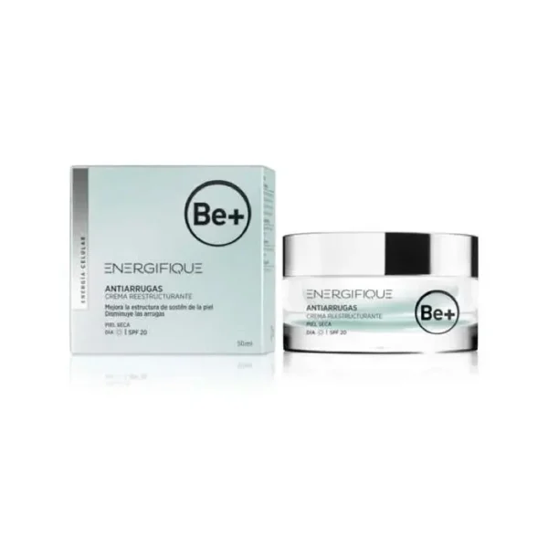 BE+ Energifique Anti-Wrinkle Day Cream for Dry Skin - 50ml | Advanced Hydration & Anti-Aging Formula
