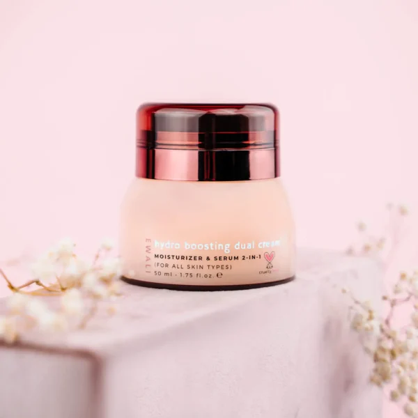 Hydro Boosting Dual Cream - Lightweight Face Cream with Serum Power