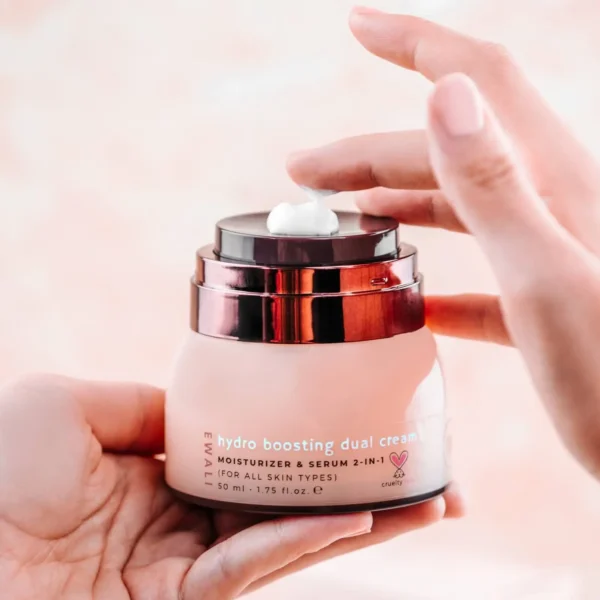 Hydro Boosting Dual Cream - Lightweight Face Cream with Serum Power