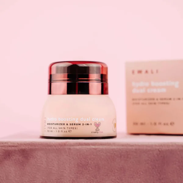 Hydro Boosting Dual Cream - Lightweight Face Cream with Serum Power