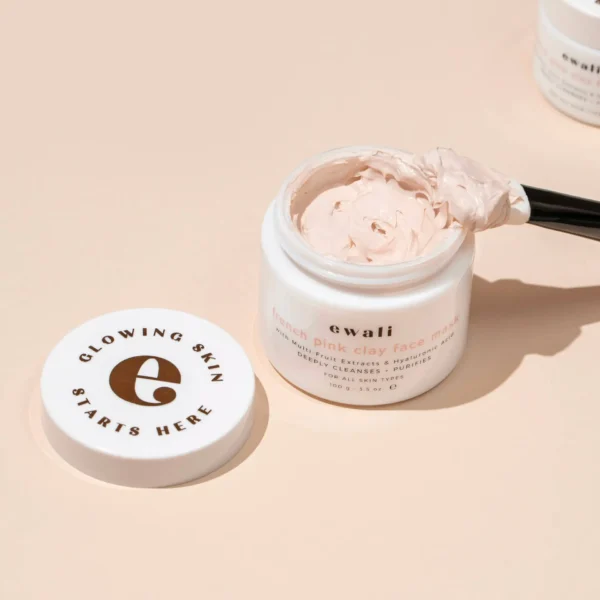 French Pink Clay Mask - Hydrating, Brightening, and Revitalizing