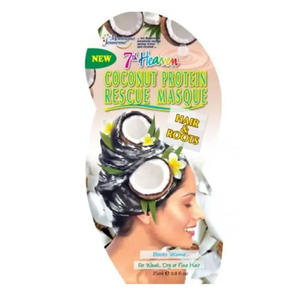 Montagne Jeunesse Coconut Protein Rescue Mask 25ml - Deep Nourishment & Hydration for Silky Smooth Hair