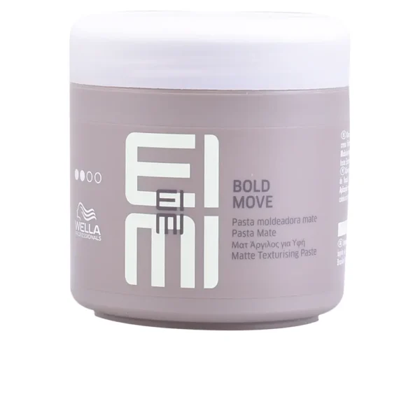 Wella Eimi Bold Move Matte Texturizing Paste - Strong Hold, Natural Finish for Defined Styles, 150ml