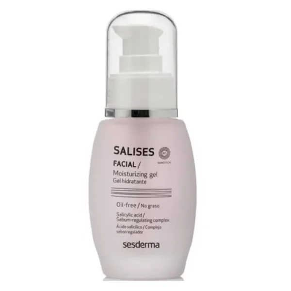 Sesderma Salises Moisturizing Gel 50ml - Oil-Free Hydrating Formula for Oily & Acne-Prone Skin