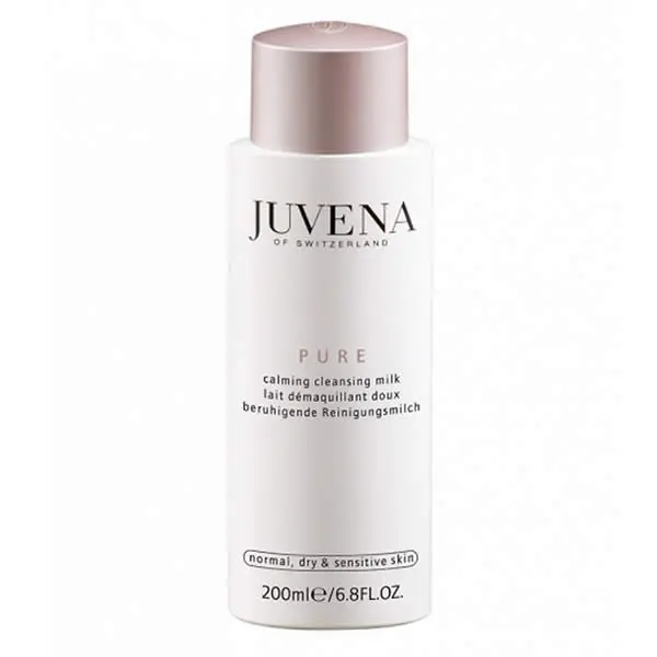 Juvena Pure Calming Cleansing Milk - Gentle Facial Cleanser 200ml | Ideal for Sensitive Skin