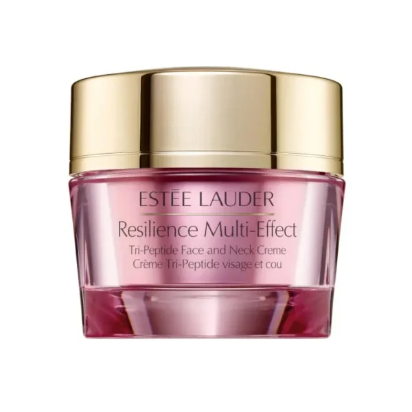 Estee Lauder Resilience Multi-Effect Tri-Peptide Face and Neck Cream for Normal and Mixed Skin, 50ml Firming and Radiance-Boosting Anti-Aging Cream