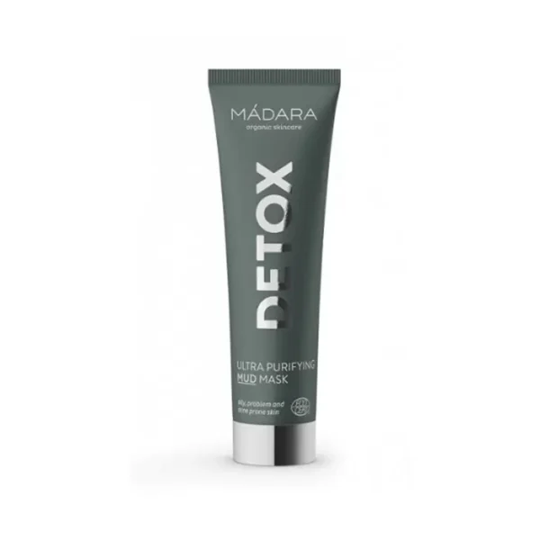 Madara Detox Ultra Purifying Mud Mask 60ml - Deep Cleansing and Revitalizing Skincare Treatment