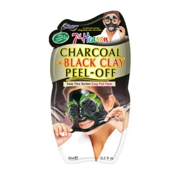 Montagne Jeunesse Charcoal + Black Clay Peel-Off Mask 10ml - Deep Cleansing & Purifying Skincare Solution