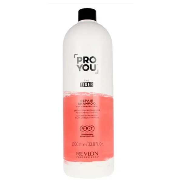 Revlon Proyou The Fixer Shampoo 1000ml - Salon-Quality, Repairing & Strengthening Formula