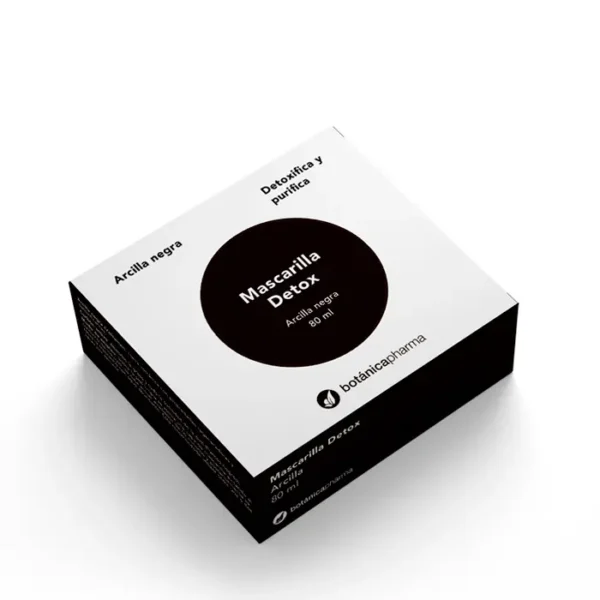 Botanicapharma Black Clay Detox Mask 80ml - Deep Cleansing and Purifying Face Mask