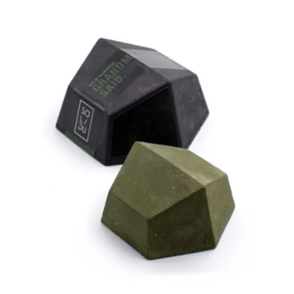 Solidu Grandma Said Tamanu Oil & Nettle Shampoo Bar 65g - Nourish, Strengthen & Volumize Your Hair with Natural Ingredients