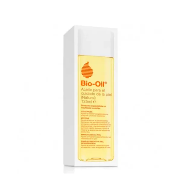 Bio-Oil Natural Skin Care Oil 125ml - Scar Treatment & Stretch Mark Solution, Enriched with Natural Plant Oils, Clinically Proven for All Skin Types