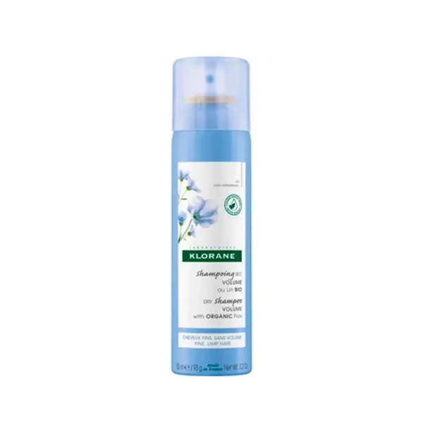 Klorane Linseed Dry Shampoo 150ml - Refreshes Hair Between Washes