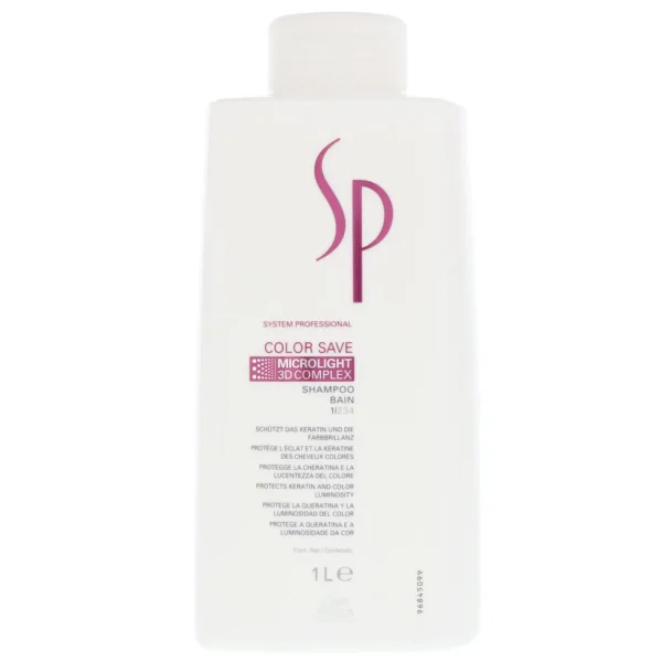 Wella SP Color Save Shampoo 1000ml - Protect & Prolong Your Hair Color!