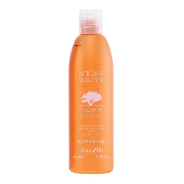 Farmavita Argan Sublime Shampoo 250ml - Nourishing & Revitalizing Hair Care with Moroccan Argan Oil