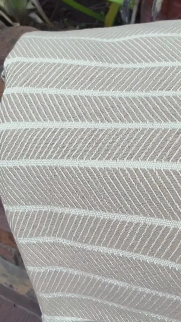 ILVA Turkish Hammam Towel - Beige, Bamboo & Cotton Blend, Quick-Drying & Sand-Resistant, Versatile Spa & Sauna Towel