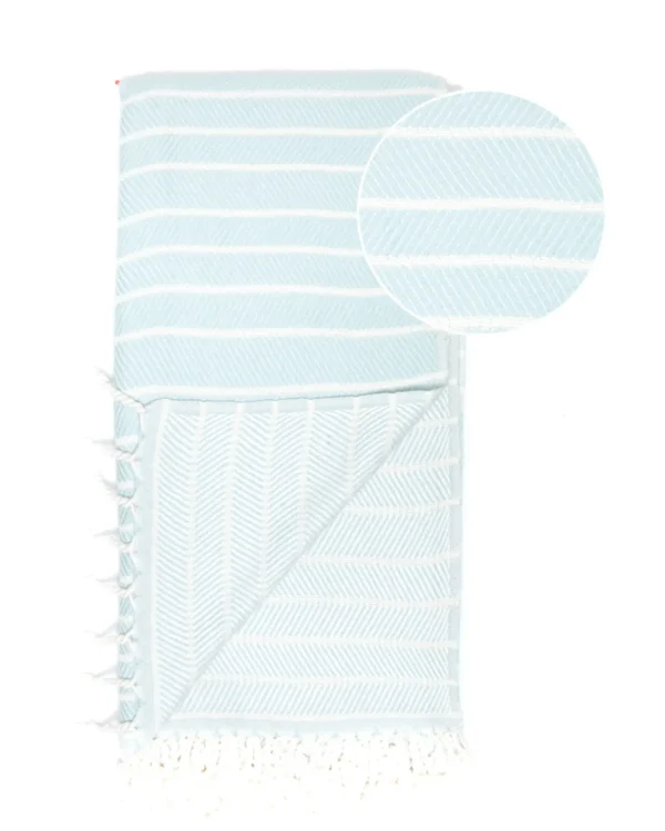 ILVA Turkish Hammam Towel - Spa & Sauna Towel | Bamboo & Cotton | Mint Color | Quick-Drying & Absorbent | Handcrafted in Turkey | Eco-Friendly & Travel-Friendly