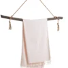 ILVA Turkish Hammam Towel - Bamboo & Cotton, Quick-Dry Spa & Sauna Towel in Elegant Pink