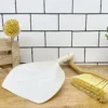 Premium Cream Dustpan & Bamboo Wooden Brush with Synthetic Bristles | Eco-Friendly & Durable Cleaning Set