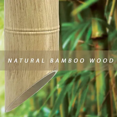 Modern Nordic Hanging Fixture - Long Tube Bamboo GU10 Pendant Lamp