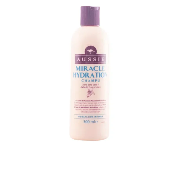 Aussie Miracle Hydration Shampoo 300ml - Moisturizing Shampoo for Dry Hair