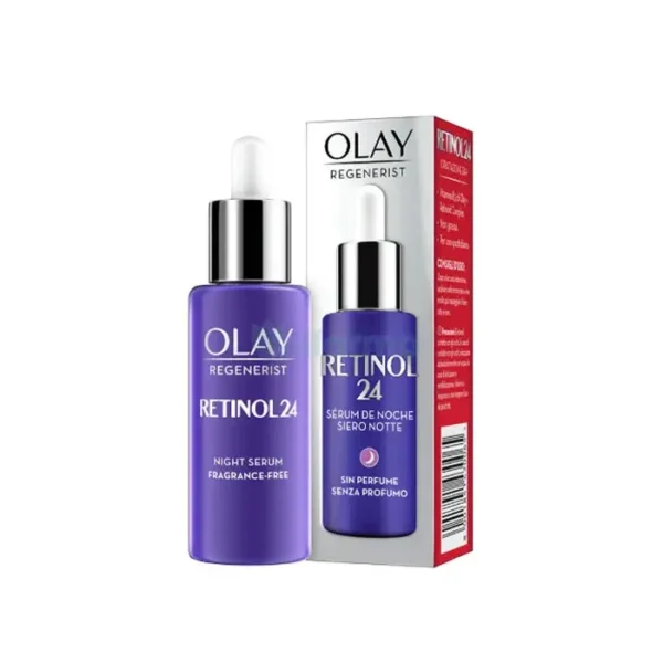 Olay Regenerist Retinol24 Night Serum 40ml - Anti-Aging Serum for Smooth and Youthful Skin